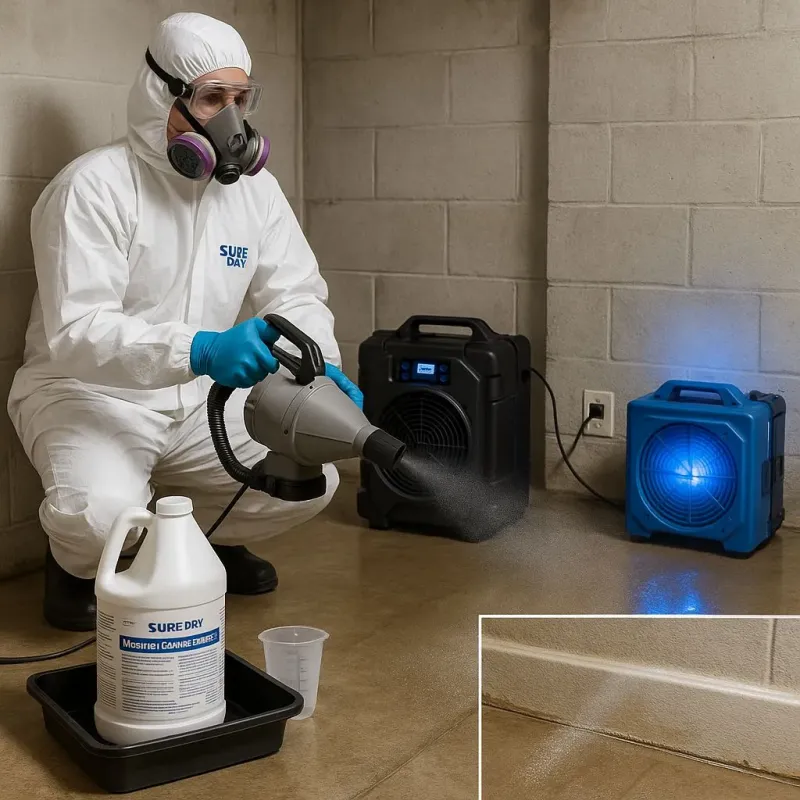 Sanitization and Odor Removal process in Nuevo, CA