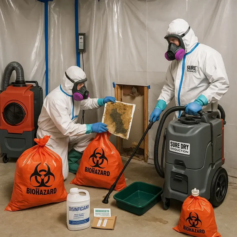Contaminated Water Handling Protocols process in Nuevo, CA